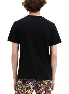 T-Shirt Levis Super Mario Noire pour Homme