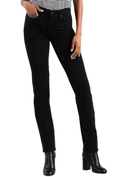 Jeans Levis 312 Noire pour Femme