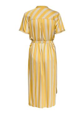Robe Only Ronja Jaune pour Femme