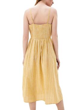 Robe Only Vivian Jaune pour Femme