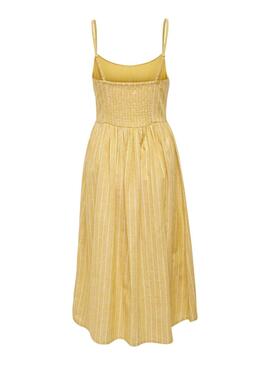 Robe Only Vivian Jaune pour Femme