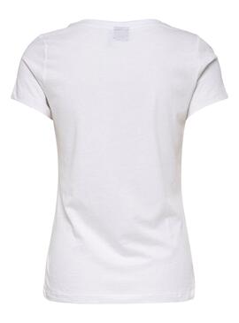 T-Shirt Only Snoopy Blanc pour Femme