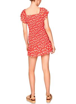 Robe Pepe Jeans Marinis Rouge pour Femme