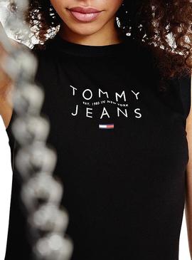 Robe Crayon Tommy Jeans Noire pour Femme