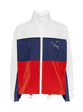 Parka Tommy Jeans Colorblock pour Femme