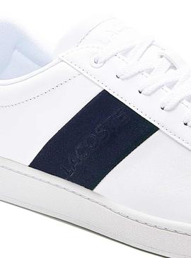 Baskets Lacoste Carnaby 120 Blanc pour Homme