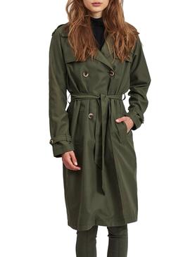 Trench-coat Vila Vert Femme