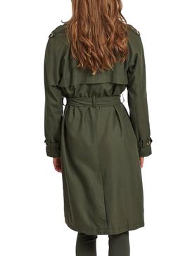 Trench-coat Vila Vert Femme