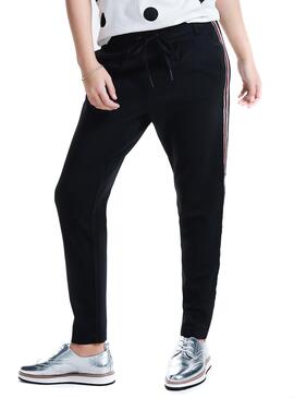 Pantalon Only Poptrash Easy Sport Noir