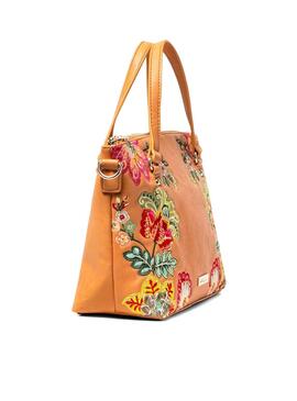Desigual Sac Caribou Gela Camel Femme