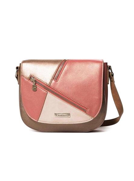 Sac desigual marron deals et beige