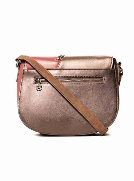 Sac desigual marron deals et beige