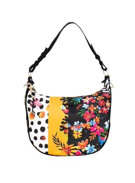 Sac Desigual Carmela Patch Sibérie Femme Noire