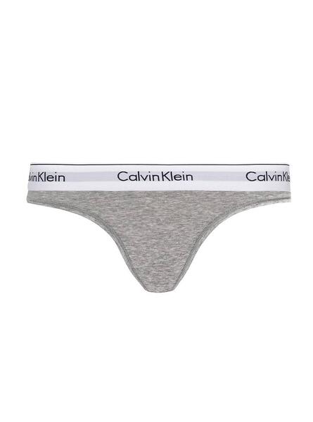 string calvin klein femme gris