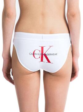 Braga Calvin Klein Monogram Femme Blanche