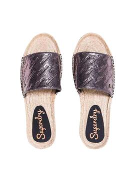 Espadrilles Superdry Maya Femme métallisée