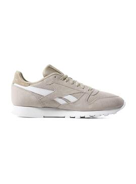Baskets Reebok Classic Leather MU Beige Homme