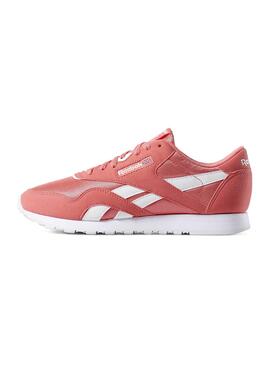 Baskets Reebok Classic Nylon Rose Femme 