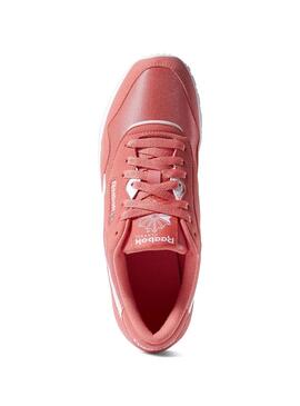 Baskets Reebok Classic Nylon Rose Femme 