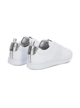 Chaussure Lacoste Carnaby Evo Silver Femme