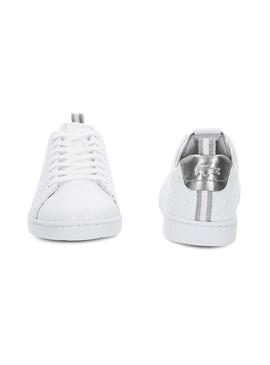 Chaussure Lacoste Carnaby Evo Silver Femme