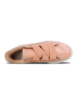 Baskets Puma Basket Heart Peach