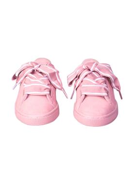 Baskets Puma Suede Heart Satin II Rosa