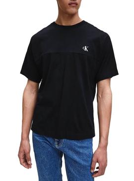 Sweat Calvin Klein Jeans Logo arrière Noire Homme