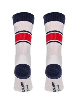 Pack Chaussettes Tommy Jeans TH Unisexe Blanc