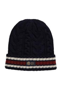 Bonnet Superdry Boston Bleu Marine pour Homme