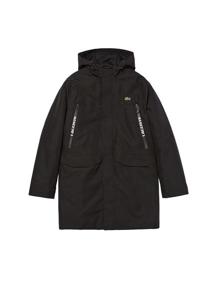 parka lacoste noir homme