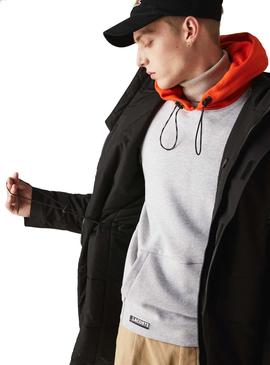 Parka Lacoste Waterproof Noire pour Homme