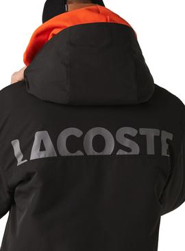 Parka Lacoste Waterproof Noire pour Homme