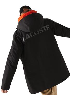 Parka Lacoste Waterproof Noire pour Homme