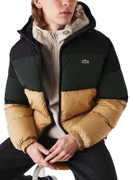 Veste Lacoste Beige Puffy pour Homme