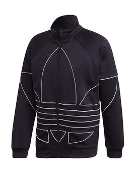 Veste Adidas Big Trefoil Outline Noire Homme