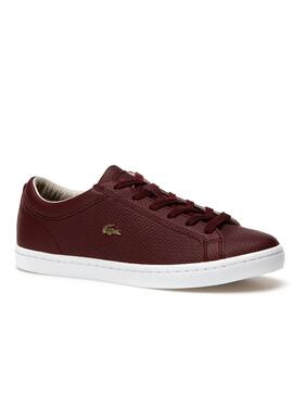 Baskets Lacoste Straightset Grenat