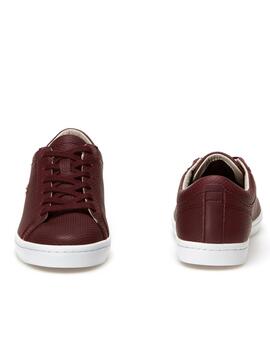 Baskets Lacoste Straightset Grenat