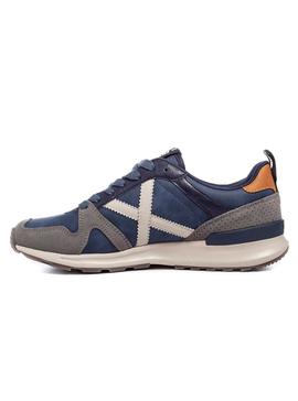 Baskets Munich Alpha 47 Bleu pour Homme