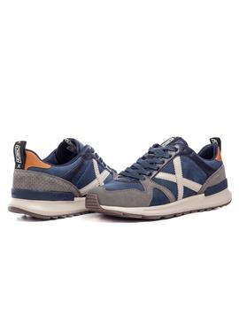 Baskets Munich Alpha 47 Bleu pour Homme