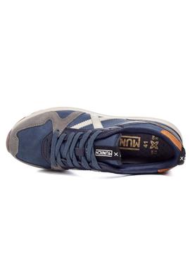 Baskets Munich Alpha 47 Bleu pour Homme