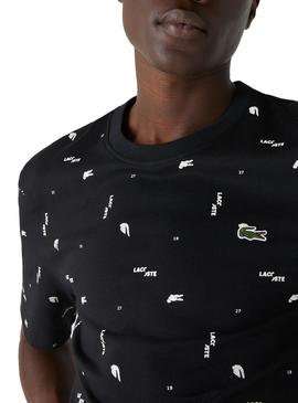 T-Shirt Lacoste LIVE imprimé crocodile Homme