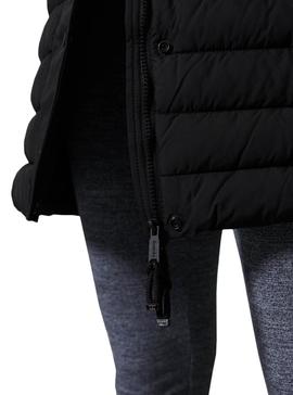 Manteaux Superdry Rembourré Super Fuji Noire Femme
