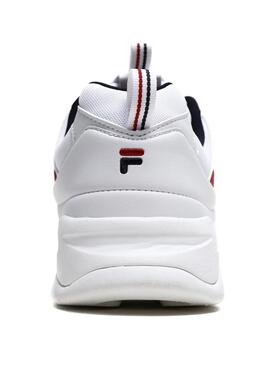 Baskets Fila Ray Heritage Blanc Marin Femme