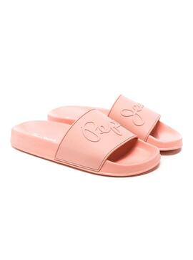 Tongs Pepe Jeans Flap Basse Corail Femme