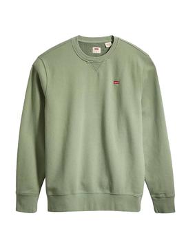 Sweat Levis New Original Vert pour Homme