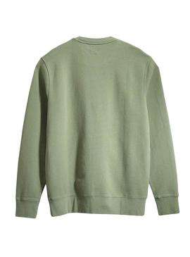 Sweat Levis New Original Vert pour Homme