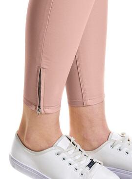 Pantalon Only Kendell Coasted Rosa Femme