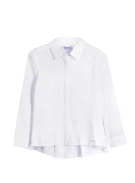 Chemise Mayoral Oxford Blanc pour Fille