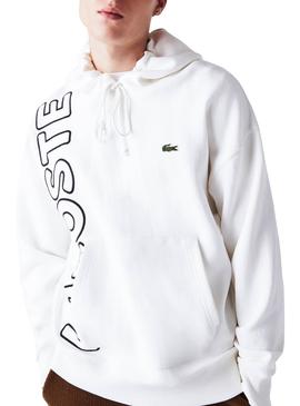 Sweat Lacoste Live 1927 Blanc Femme et Homme